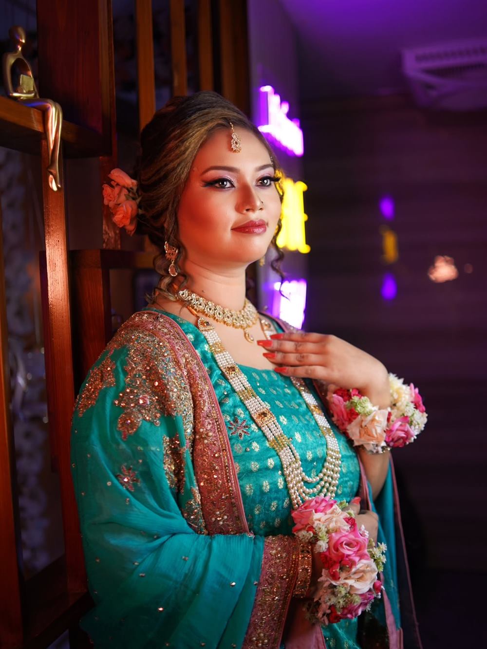 Party and Mehndi makeup in Karachi